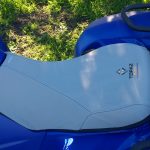YFM700 YAMAHA Kodiak fitted with a Topaz Seat cover
