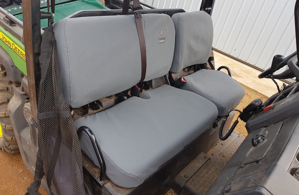 Canvas Seat Cover to suit John Deere X570, S240 Ride on mower Topaz Global